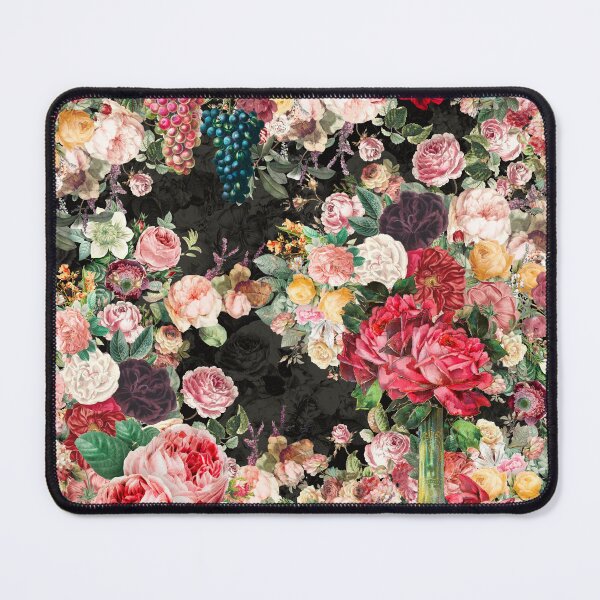 Item preview, Elegant Vintage flowers and roses garden shabby chic, vintage botanical, black floral pattern designed and sold by ZeinabTaha.