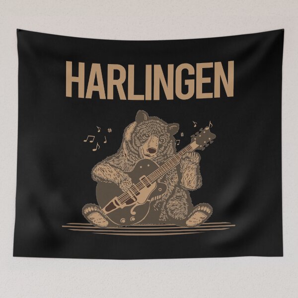 Item preview, Bear With Guitar Harlingen designed and sold by BloodMoneyTwit.
