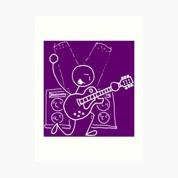 Risus Rockstar Art Print