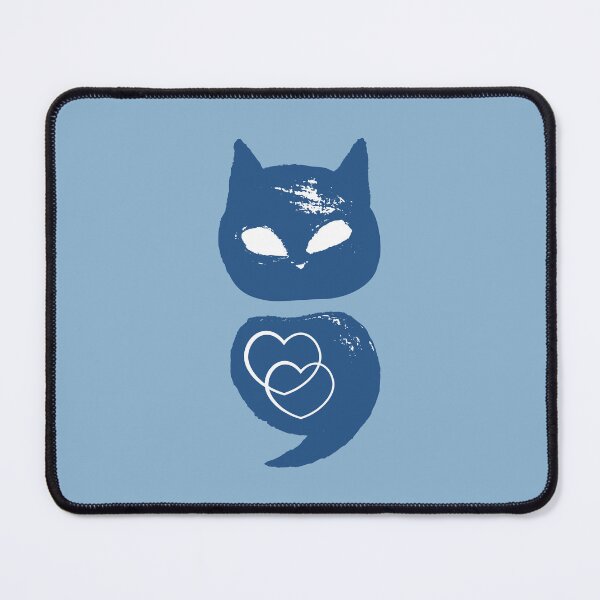 Item preview, Semicolon Cat designed and sold by THROUGH-LIFE.