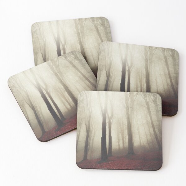 Item preview, woodland whispers - misty forest designed and sold by Dyrk Wyst Redbubble Shop.