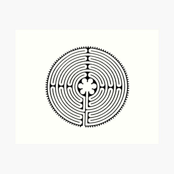Item preview, Chartres Labyrinth designed and sold by symbols.