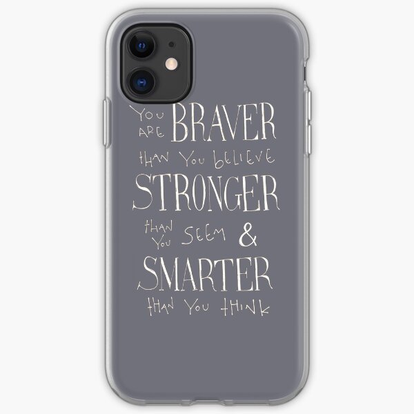 Vous êtes courageux Coque souple iPhone