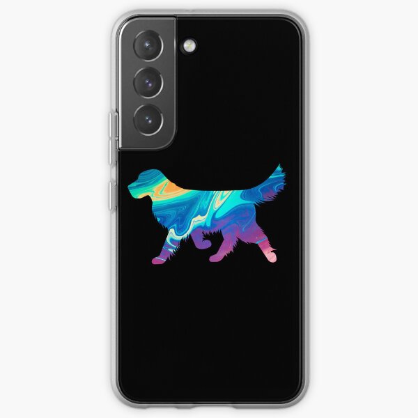 golden retriever dog lover watercolor funny golden retriever design gift Samsung Galaxy Soft Case