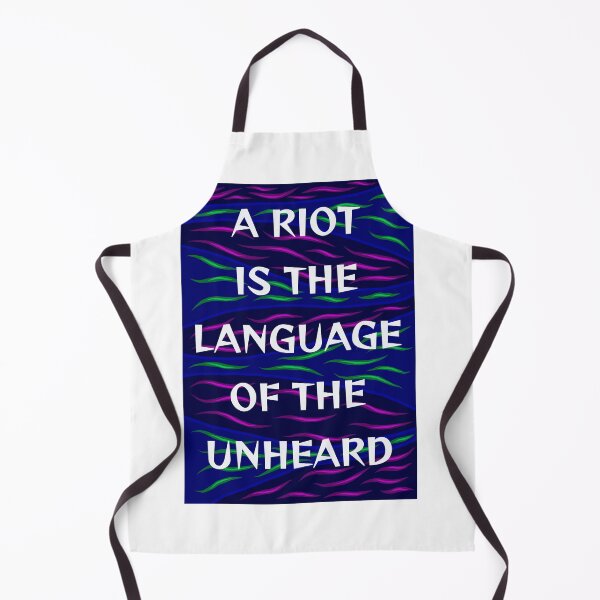 Item preview, Radical Feminist Humanist Quote - A Riot Is The Language Of The Unheard designed and sold by LethalPixieDust.
