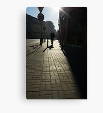 From pillar to post - Warsaw Poland Canvas Print