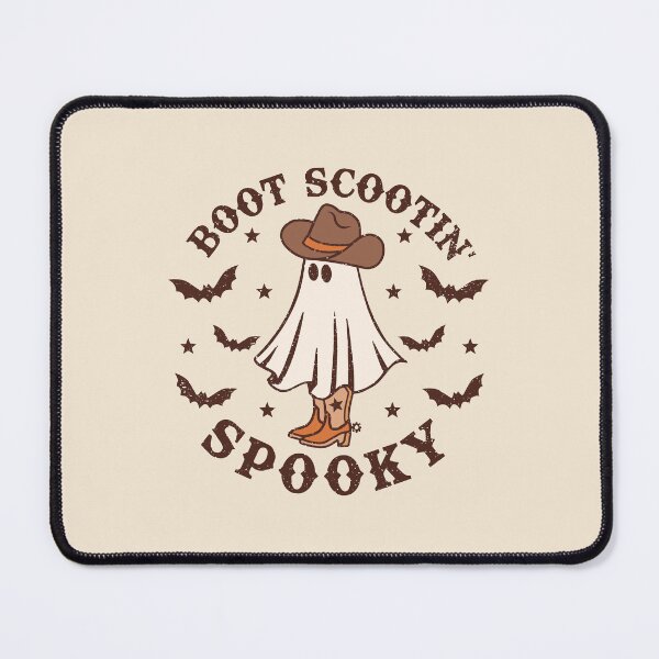 Item preview, Western Ghost Boot Scoot Spooky Vintage Cowboy Ghost Halloween designed and sold by SpookySeasonTee.