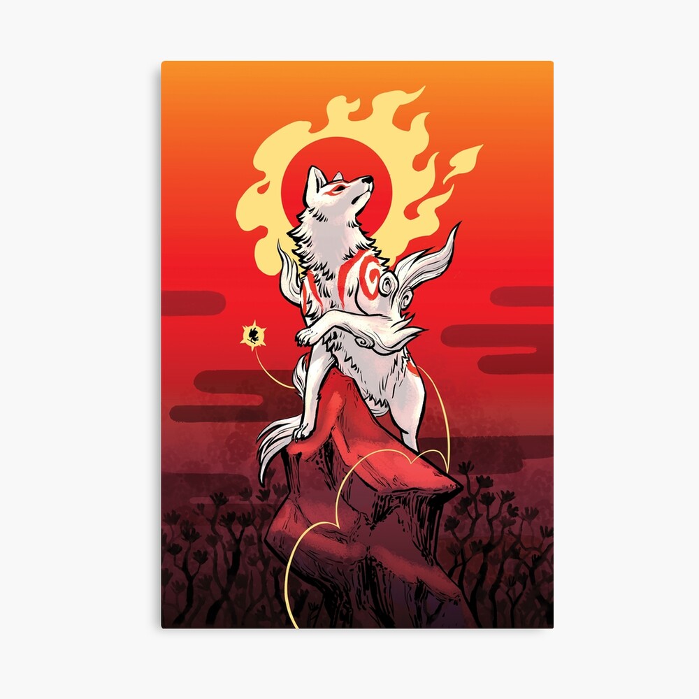 Okami Amaterasu Sun Goddess Matte Print 