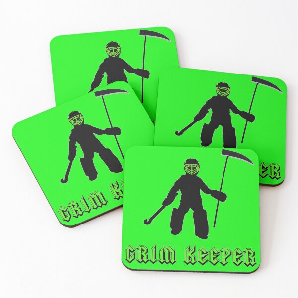Item preview, Grim Keeper! Funny Field Hockey Goalkeeper Design! designed and sold by 7tee.