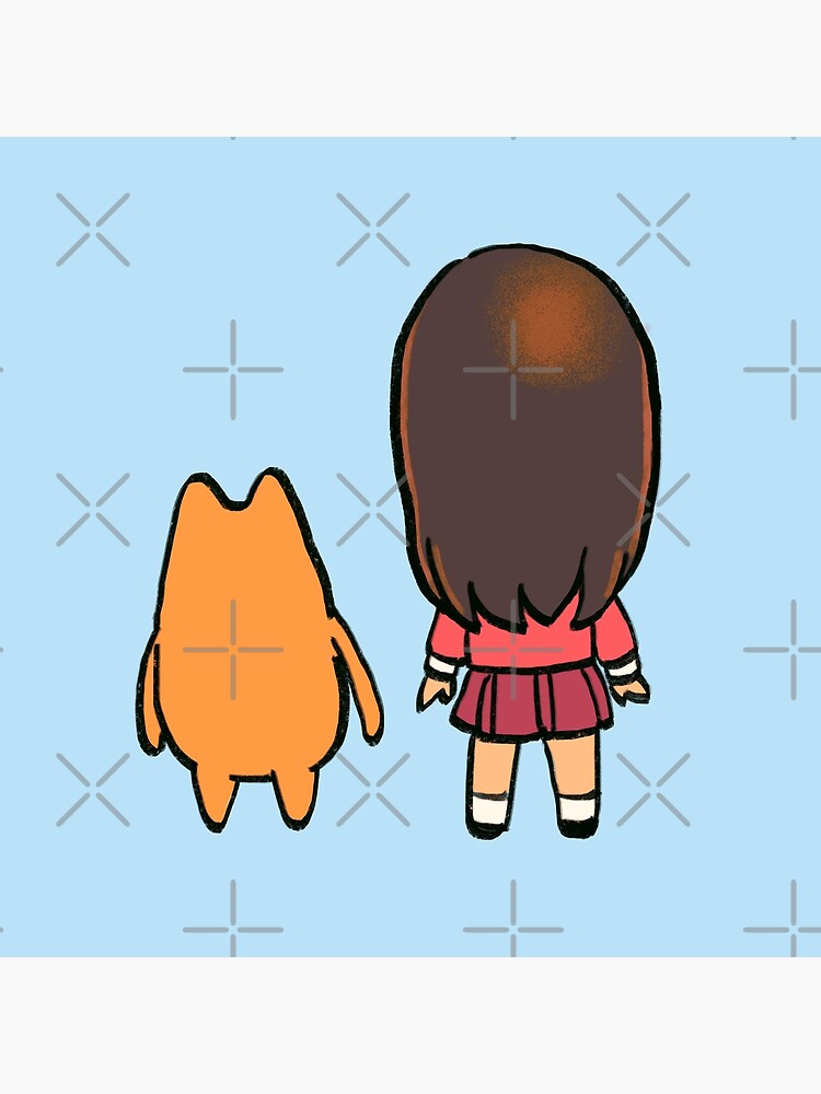 I draw chibi osaka and chiyo chan's dad (back ver.) / azumanga