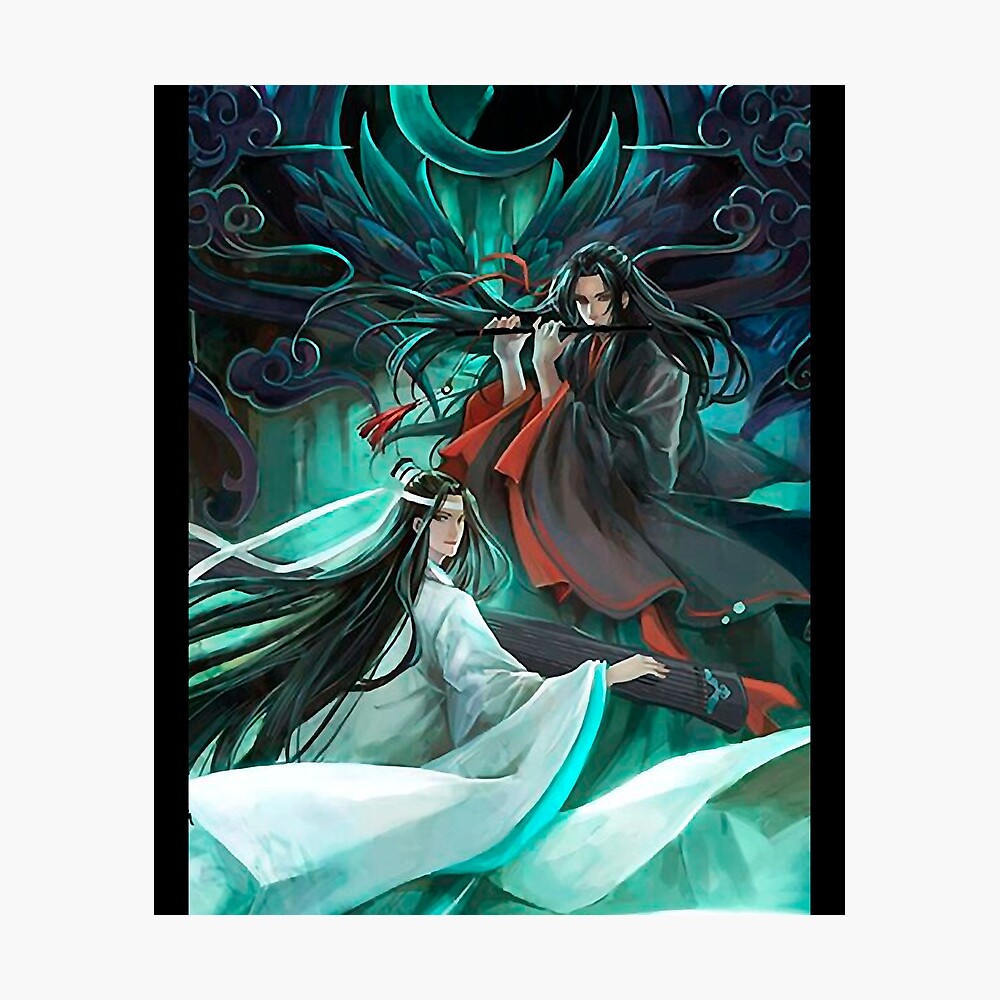 Wei Wuxian and Lan Zhan from the manhua Grandmaster of Demonic Cultivation:  Mo Dao Zu Shi original artwork Poster for Sale by EryaMoon