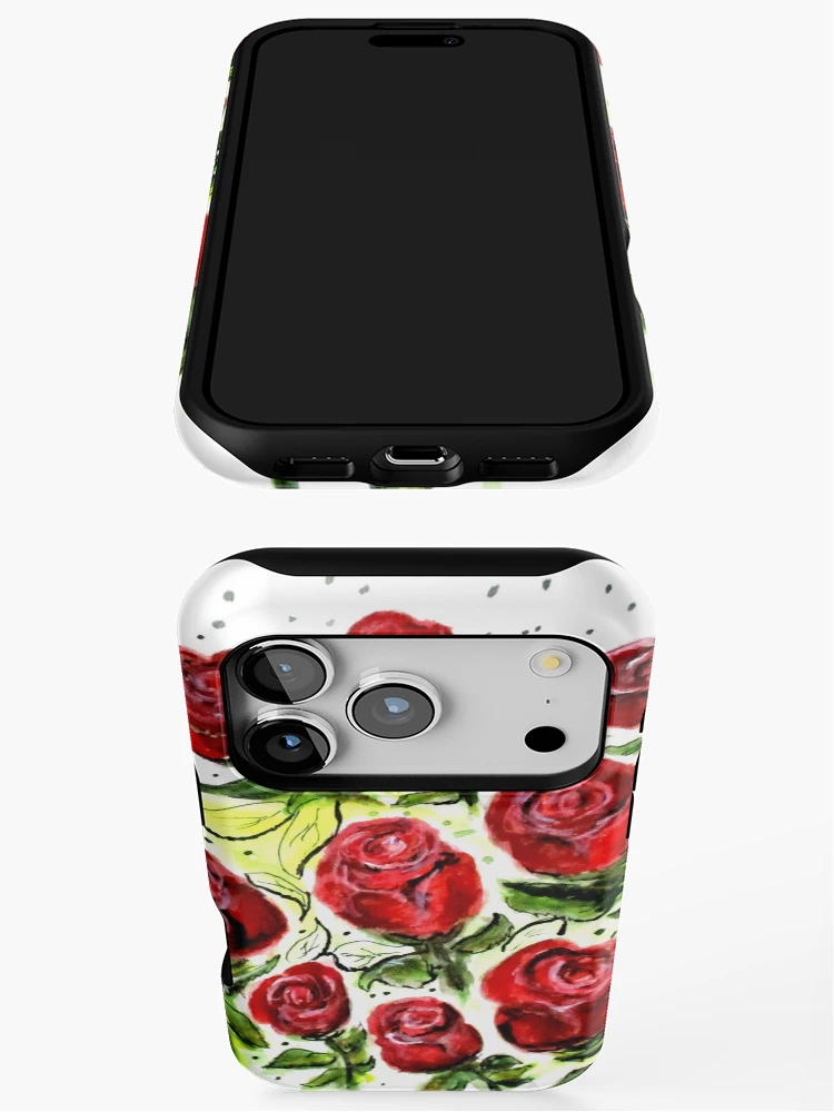 Thumbnail 3 of 4, iPhone Case, Designer Roses designed and sold by Clyde J. Kell.