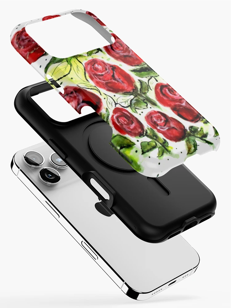 Thumbnail 2 of 4, iPhone Case, Designer Roses designed and sold by Clyde J. Kell.