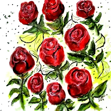Artwork thumbnail, Designer Roses by Clyde J. Kell
