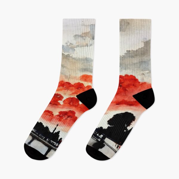Item preview, Watercolor view Ueno Park Tokyo Asakusa designed and sold by Mirochan80.