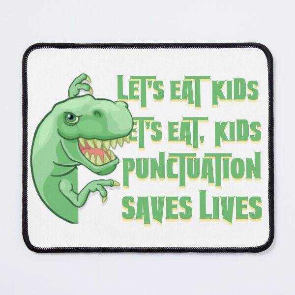 Item preview, Cool Funny T- rex - Punctuation Saves lives designed and sold by laiwole.