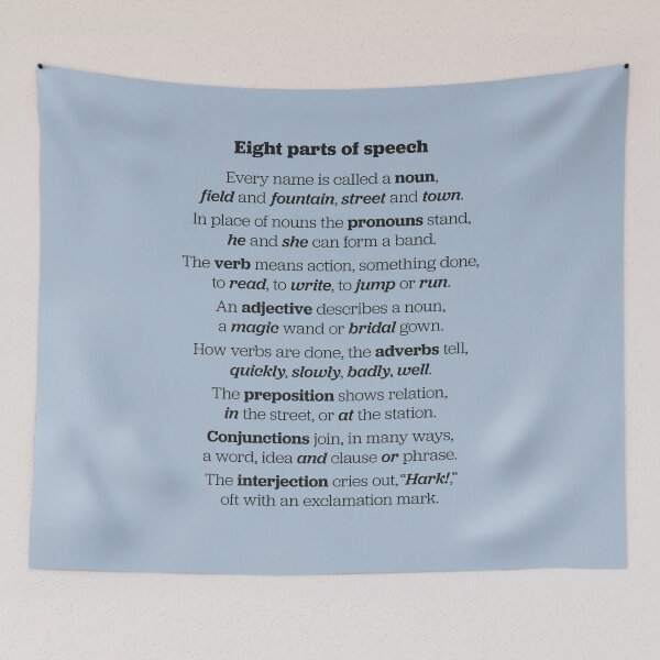 Item preview, Eight parts of speech. v.2 designed and sold by x1brett.