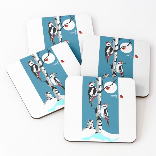 Item preview, Two Great Spotted WoodPeckers. designed and sold by Graham Colton.