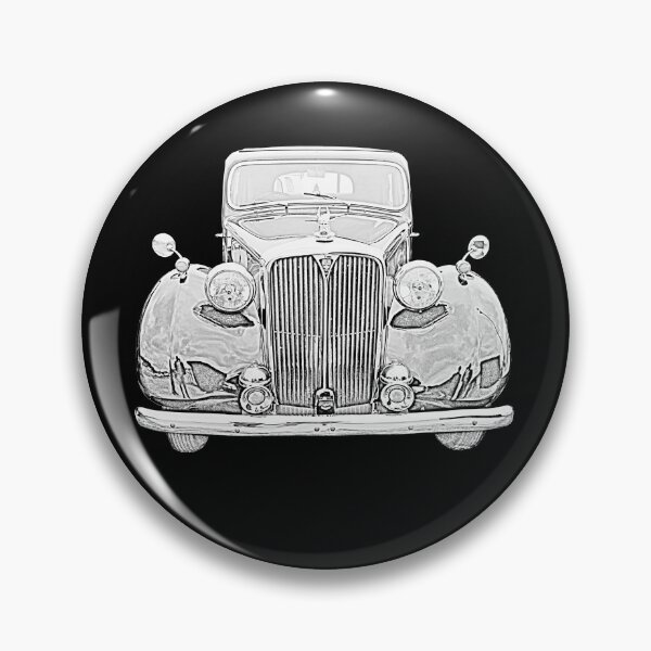 Item preview, Rover P3 1940s classic car monochrome designed and sold by soitwouldseem.