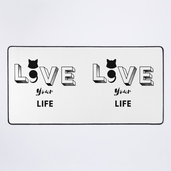 Item preview, Semicolon Cat (Live Your Life. B) designed and sold by SimplyMe-Plus.