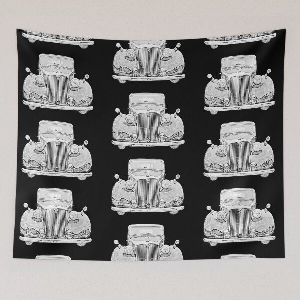 Item preview, Rover P3 1940s classic car monochrome designed and sold by soitwouldseem.