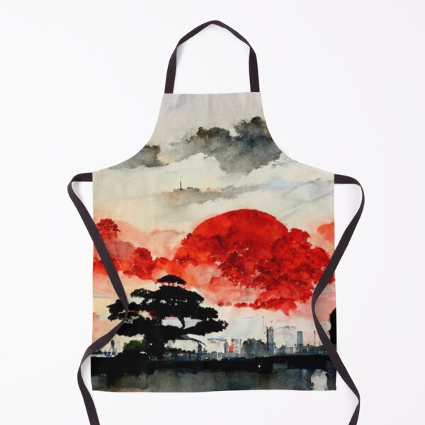 Item preview, Watercolor view Ueno Park Tokyo Asakusa designed and sold by Mirochan80.