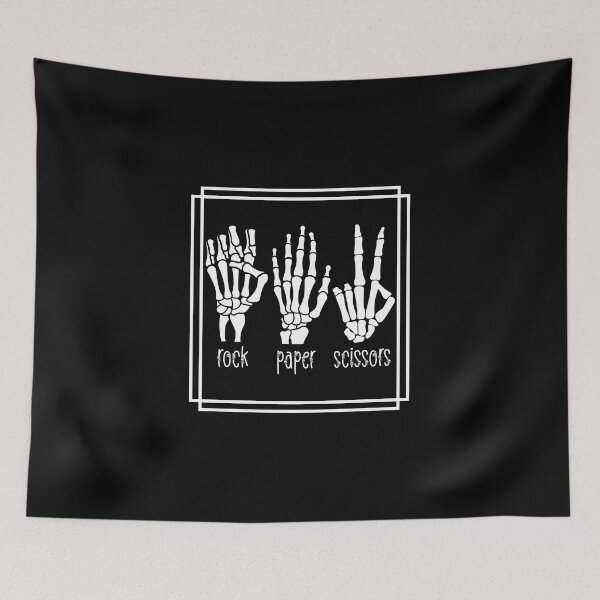 Item preview, Cool Classic Skeleton Game - Rock, Paper, Scissors designed and sold by laiwole.