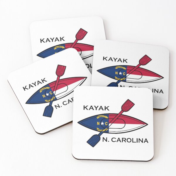 Item preview, Kayak North Carolina Flag designed and sold by Esskay Designs.