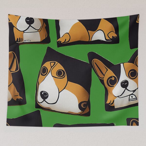 Item preview, corgi pattern designed and sold by Aliveforfun.