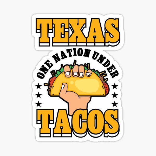 Item preview, Funny Texas Nation Under Tacos designed and sold by Betsytiptoe.