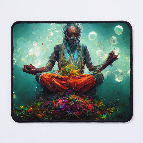 Item preview, meditating sadu designed and sold by Aliveforfun.