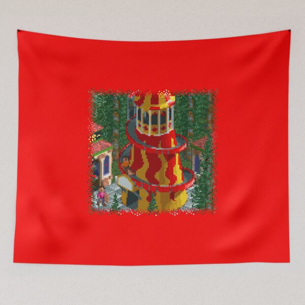 Item preview, RollerCoaster Tycoon RCT 1 - Spiral Slide designed and sold by vortiene.