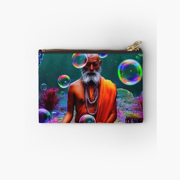 Item preview, indian sadu meditating under water designed and sold by Aliveforfun.