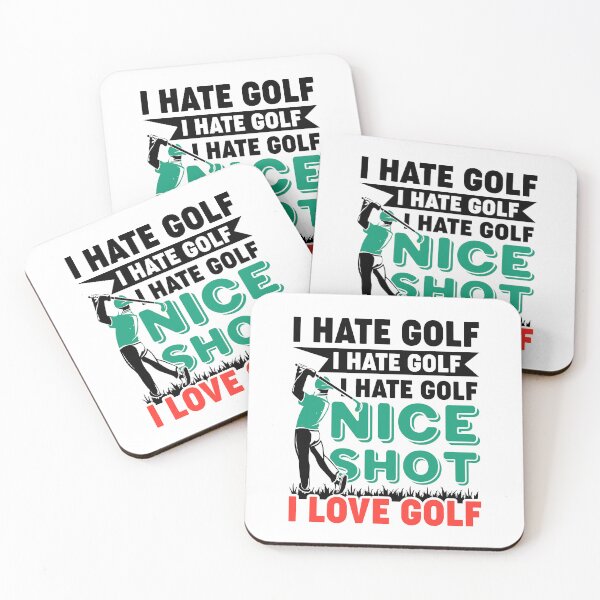 Item preview, I Hate Golf - Nice Shot - I Love Golf designed and sold by Lonesome-Fox.