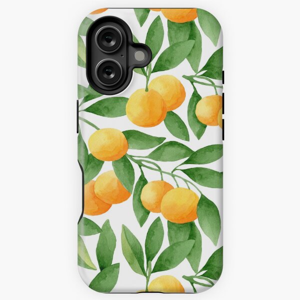 Item preview, Watercolor Tangerines Pattern designed and sold by helga-wigandt.