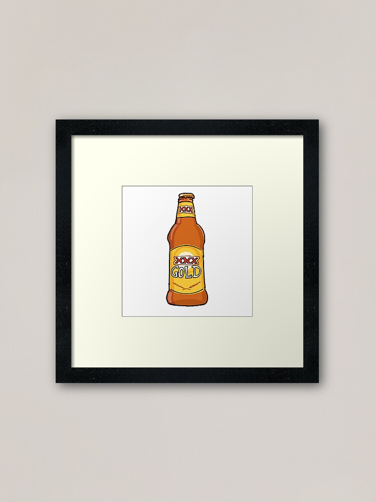 Alternate view of XXXX Gold - The Milton Mango Framed Art Print