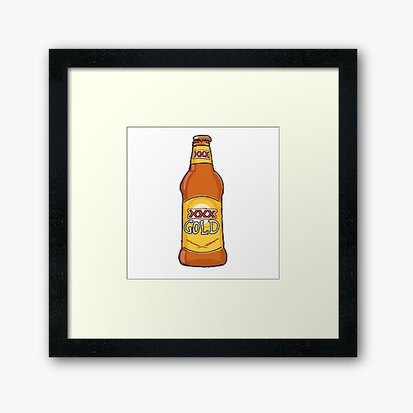 XXXX Gold - The Milton Mango Framed Art Print
