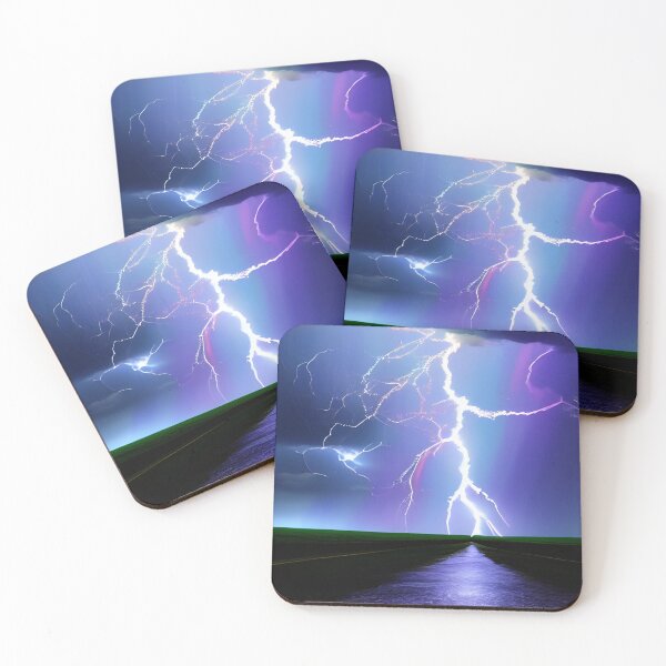 Item preview, Colourful Lightning Bolt in Thunderstorm 2, Ai Generated Art  designed and sold by ACC .