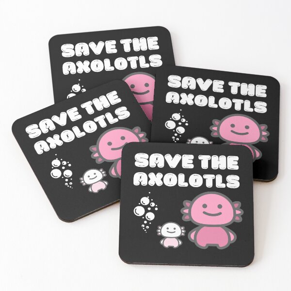 Item preview, Save the Axolotls | Cute Chibi Axolotl Fish | Best Axolotl Gift | Mexican Salamander designed and sold by KonnichiwaStore.
