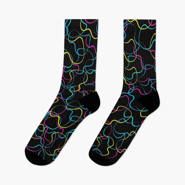 Item preview, Neon Colors on Black - Retro 80s Vibes designed and sold by humnoo.