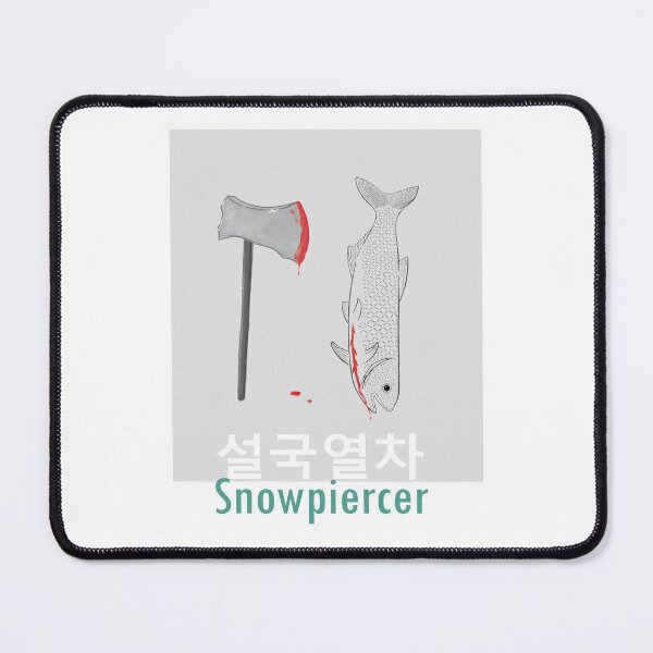 Item preview, Snowpiercer: Fish and Axe Black and White designed and sold by Film.O.Grapher.