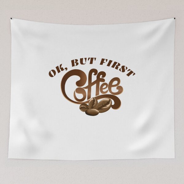 Item preview, Okay, But First Coffee designed and sold by star-boutique.