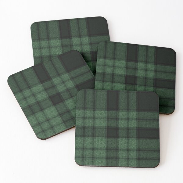 Item preview, Dark green textured tartan plaid. designed and sold by marinaklykva.
