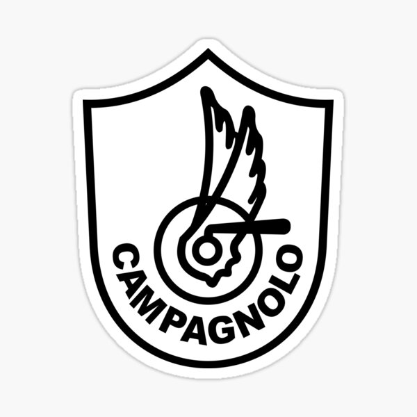 Campagnolo Campagnolo logo silver  decal sticker adesivi autocollant ステッ 