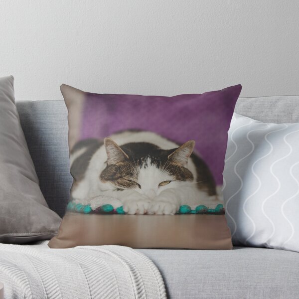 Item preview, Cat Lounging On Floor Cutest Cat Pics designed and sold by CutestCatPics.