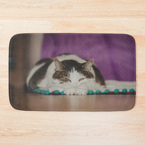 Item preview, Cat Lounging On Floor Cutest Cat Pics designed and sold by CutestCatPics.