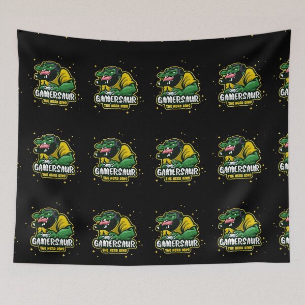 Item preview, GAMERSAUR - THE NERD DINO designed and sold by MJ96-PRO.