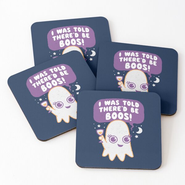 Item preview, I was told there'd be Boos!, cheeky ghost Halloween puns Dad jokes designed and sold by WeirdPunderful.