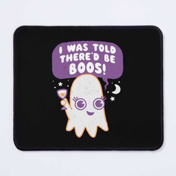 Item preview, I was told there'd be Boos!, cheeky ghost Halloween puns Dad jokes designed and sold by WeirdPunderful.
