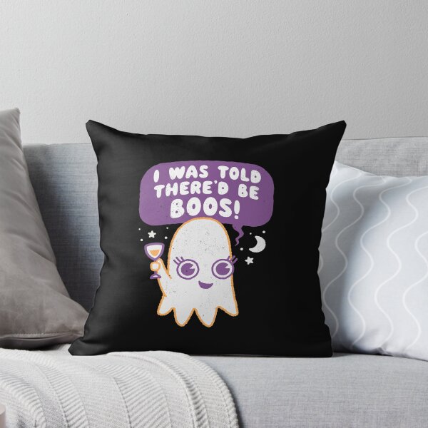 Item preview, I was told there'd be Boos!, cheeky ghost Halloween puns Dad jokes designed and sold by WeirdPunderful.